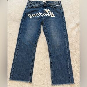 Acne Studios “Ltvint Paw 15” High-Rise Cropped Jeans – Made in Italy women’s 30